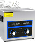 Big 6.5L Commercial Ultrasonic Cleaner With Heater And Timer for cleaning jewelry, featuring a stainless steel tank and control panel.
