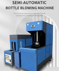 High Speed Plastic Bottle Blowing Machine Industrial Blow Molder blue semi-automatic design with feeding dial for stability