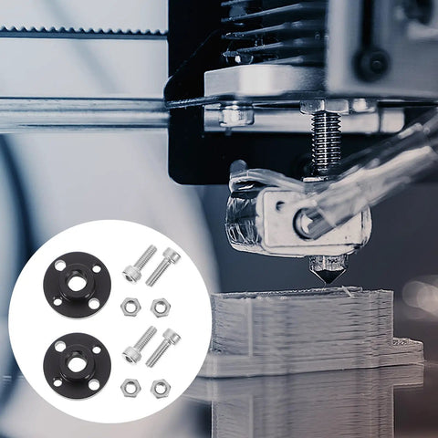 2 Pack T8 Lead Screw POM Nut For 3D Printers And Machine Tool Rails, Pro Grade POM Plastic Nut With Easy Install, Low Maintenance, Durable Smooth Travel For Stepper Motors And Linear Motion Systems on 3D printer rail