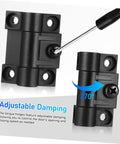 Adjustable Damping Hinge Set For Kitchen Cabinets And Wooden Doors With Quiet Soft Close 10 Pack Mini Hinge Locks in use