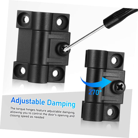 Adjustable Damping Hinge Set For Kitchen Cabinets And Wooden Doors With Quiet Soft Close 10 Pack Mini Hinge Locks in use
