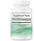Side view of Lithium Orotate 5mg for Everyday Balance, 240 Vegetarian Capsules, Non GMO Filler Free Dietary Supplement label.