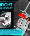 Effortless Cabinet Door Installation Tool Kit With Adjustable Clamp And Positioner No Nails, No Damage Design Versatile Cabinet Hardware Jig