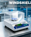 Top Notch Pro Grade Lab Scale 500g X 0.001g Digital Balance with Backlit Display in a lab setting