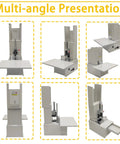Electric Corner Rounder Machine 50mm Capacity With Safety Guard And Foot Pedal Includes 7 Blades R3 Through R9 multi-angle views