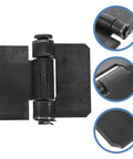 Heavy Duty Iron Door Hinges With Corrosion Resistant Build Thick Weld Design Detachable Spring Hinges for exterior doors close-up