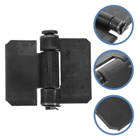 Heavy Duty Iron Door Hinges With Corrosion Resistant Build Thick Weld Design Detachable Spring Hinges for exterior doors close-up
