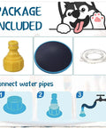 10 Ft Extra Large Non Slip Splash Pad For Kids Adults And Dogs Blue Backyard Water Play Mat Giant Sprinkler Pool Toy Package Included