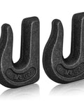 Heavy Duty Three Eighths Inch Grade Seventy Clevis Grab Hooks For Tractor Bucket Weldable Chain Hooks For Pulling And Lifting Rugged Workhorse Forged Steel Weld Hooks For Rigging And Forklift Trailer Use Two Pack