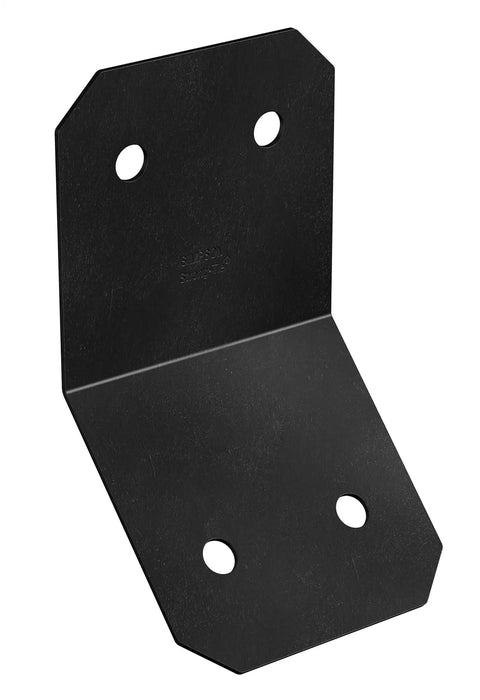 Avant Collection ZMAX Black Powder Coated Knee Brace Connector For 6X Lumber Outdoor Accents 12 Pack No Fuss Install To Attach