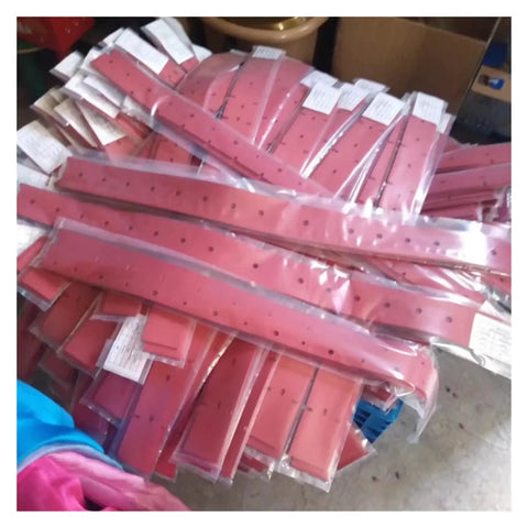 Pro Shop Side Squeegee Replacement For Industrial Floor Sweepers And Ride On Scrubbers Featuring Rock Solid Rubber Wiper, stacked in packages.