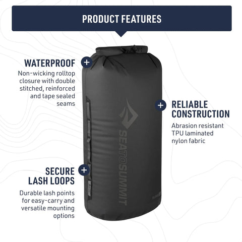 Big River Dry Bag 35 Liter Heavy Duty Waterproof Gear Storage For Kayaking Rafting Canoeing And Outdoor Travel Ultralight TPU Coated 420D Nylon With Triple Coated Base Gold Brown featuring waterproof rolltop closure and lash loops.