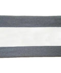 Deluxe Denim Bed Rail for Toddlers, Grey, 100 Cm Wide by 40 Cm High, viewed from the front, featuring a safe bed gate design.