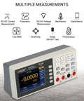 Digital Multimeter With USB And RS232, 55000 Counts High Accuracy, Desktop Temperature Meter, 3.5 Inch TFT LCD Screen front view
