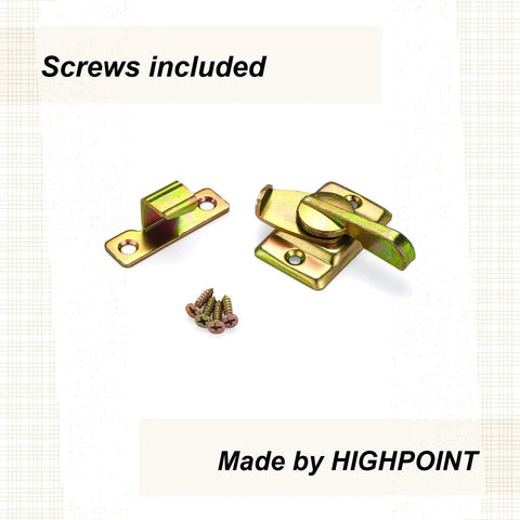Real Deal Heavy Duty Table Alignment Lock For Rock Solid Furniture Glue Ups And Dead Center Workshop Accuracy With Bulletproof Steel Plate Design And Included Mounting Screws, showing screws included.
