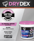 Dry Time Indicator Spackling For Fast DIY Repairs Pink When Wet Dries White In 1 To 5 Hours 8 oz container with product details