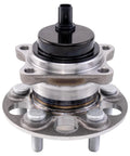 Front view of a wheel hub from Front And Rear Wheel Bearing And Hub Assembly Set - 4 Piece Kit With 2 Front Hubs and 2 Rear Hubs