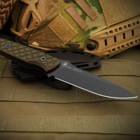 Alala Fixed Blade Knife For Everyday Carry Dope Modern EDC Gear Black Finish Unisex Knife With Hand Wash Only Durable Steel