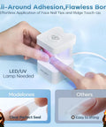 10 In One Nail Gel Glue Base Coat Brush On Nail Polish Glue 15ml curing with UV lamp for tips and rhinestones application