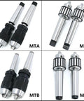 Dude, grab this Awesome Morse Taper Shank Drill Chuck Holder For Your MT1 To 5 Lathe Or Milling Machine Tool Set With Bore Sizes From 10mm To 22mm For Serious Drilling Action And Rock Solid Clamping Power In Any Garage Job Today. MTA and MTB drill chuck holders.
