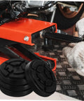 4 Pack Jack Stand Pads Rubber Lifting Blocks For Vehicle Undercarriage Protection Universal Fit For Two Post Hoists Non Slip Lift Pad Adapters For Garage Jacks And Auto Lifts