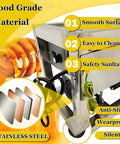Honey Transfer Pump With 10 L Per Minute Flow No Fuss Viscous Liquid Paste Pump Stainless Steel 90W Pure Copper Motor 3 M Suction 5 M Lift Stepless Speed Control From 60 To 100 Percent Ideal For Honey Syrup Oils, stainless steel food-grade material