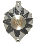 Front view of Beefed Up Remanufactured Alternator For Cars And Light Trucks With High Quality Bearings High Temp Lubricant Double Lipped Seals