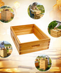 Two Pack 10 Frame Langstroth Medium Super Beehive Box Dipped In Beeswax For Beekeeping Supplies Durable Pine Wood, beekeepers using boxes