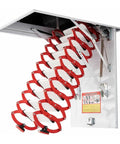 Built Like A Tank Electric Folding Attic Ladder With Smooth Remote Control Automatic Pull Down Staircase designed from titanium magnesium alloy.