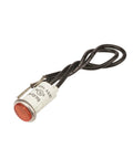 Round Indicator Light With Non Replaceable Lamps For Press Fit 0.5 Inch Panel Cutout And 0.5 Inch Mounting Hole Diameter