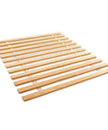 Solid Pine Wood Bed Frame Support Slats arranged for mattress support, designed for durability and stability during use.