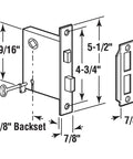 Straight Up Solid Old School Vintage Indoor Mortise Lock Set Featuring Heavy Duty Construction And Top Notch Craftsmanship For Classic Doors And Period Homes, dimensions diagram.