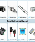 80mm Screw Slide Table With Dual Rails For CNC Motion, Slick Ball Screw Linear Module, Rock Solid 30kg Load Capacity, Long Stroke Up To 1000mm, 20mm Lead, NEMA Stepper Ready, Precise Cross Rail Motion For Milling And Laser Work, CNC parts set