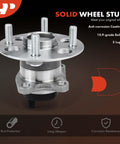 Rear Wheel Bearing And Hub Assembly Kit With ABS For Toyota Yaris 2006 2014 Prius C 2012 2019 Scion IQ 2013 4 Lug 2 Pack High Load Capacity