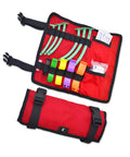 Oral And Nasal Airway Roll Kit With Six OPAs And NPAs Six Lube Packs CPR Mask Roll Bag And Ready To Deploy On Scene