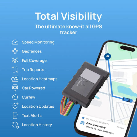 Keep Tight Tabs On Your Ride With This Hardwired Real Time Gps Tracker Using Reliable 4G Cellular Networks For Dead Nuts Accurate Location Tracking And Mobile App Dashboard Access on a smartphone with a GPS interface.
