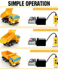 Diagram showing 12V Electric Hydraulic Trailer Pump With 4 Quart Reservoir Double Acting Power Up Unit For Dump Trucks 3200 PSI Output