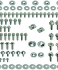 87Pcs Body Bolt Kit for KX and KXF Plastics, includes zinc flange bolts and washers for bike bodywork fasteners