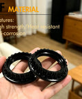 Grab This 4 Pack Lamp Shade Retaining Rings For Your Home Glow Up, Fits E26 Threaded Holders Perfectly with heat resistant plastic rings.