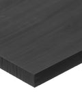 Antistatic Black UHMW Sheet Heavy Duty Three Eighths Inch Thick By Twelve By Twelve Inches Static Dissipative And ESD Safe