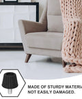 Adjustable Furniture Leveling Feet Set For Chairs Tables Desks And Sofas With Screw In Design shown on chair leg