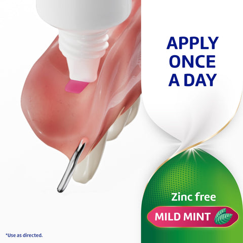 Close-up of Original Denture Adhesive Cream With Strong All Day Hold No Slip Grip Food Seal And Comfort Zinc Free Mint Flavor