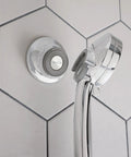 Remote Dock For Magnetix Handheld Shower Head Chrome Finish Easy Install With Permanent Waterproof Adhesive And Wall Bracket Plus Screws
