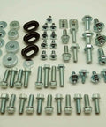 93 Piece Plastics And Bodywork Bolt Fasteners Kit For Honda CR Dirt Bikes Beefed Up For Front And Rear Fenders With Special Square Nuts