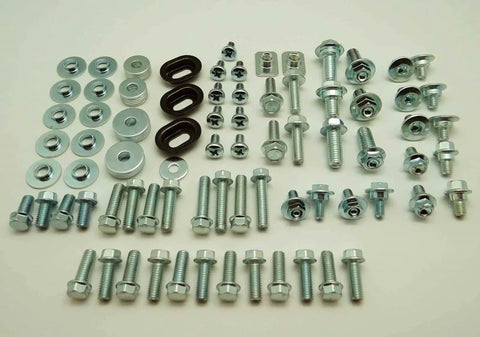 93 Piece Plastics And Bodywork Bolt Fasteners Kit For Honda CR Dirt Bikes Beefed Up For Front And Rear Fenders With Special Square Nuts