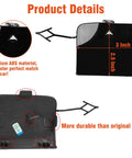 Right Side Tow Hook Cover For BMW X3 G01 G08 Rear Bumper Eye Cap Black Replacement 2018 2019 2020 OE 51127498525 with dimensions