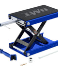Beefed Up Heavy Duty Motorcycle Lift Jack Up To 1100 Pound With Wide Deck Scissor Lift T Handle Three Eighths Inch Socket For ATV