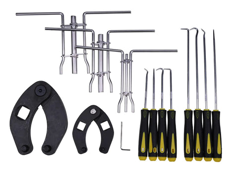 Adjustable Gland Nut Wrench Set For Hydraulic Cylinders Three Quarter And One Half Inch Must Have Eight Piece Install Tool Set
