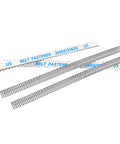 12 Piece Conveyor Belt Lacing Fasteners with Stainless Steel Wire Hook Pins for Splicing and Repair, close view on hooks