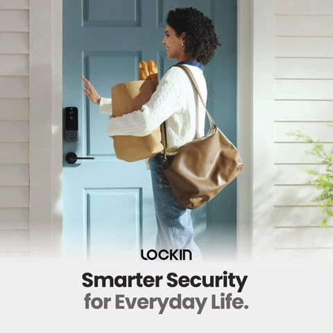 All In One Front Door Smart Lock With Palm Vein And Fingerprint Scanning Keyless Entry Video Camera And Smart Doorbell Slick Design Hassle Free Setup Unbeatable Security Edge